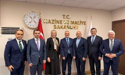 TSB'den Hazine ve Maliye Bakan Yardımcısı Osman Çelik’e ziyaret