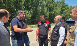 TARSİM heyeti sel ve dolu hasarlarını yerinde inceledi