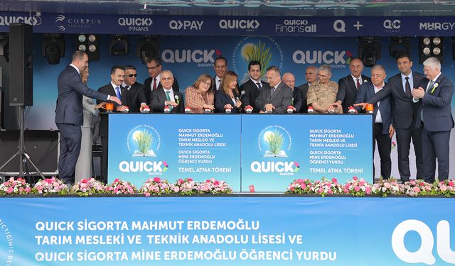Quick Sigorta’dan Nurdağı’nda eğitim ve kalkınma için kalıcı eserler