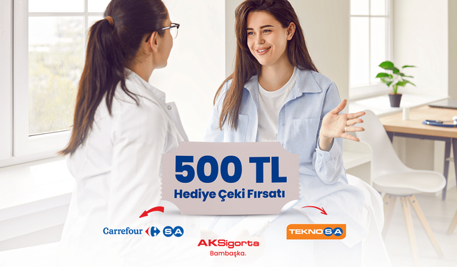 Aksigorta’dan Tamamlayıcı Sağlık Sigortası Yaptıranlara Hediye Çeki Fırsatı