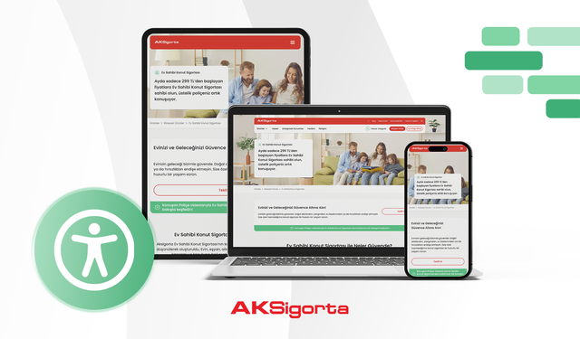 Aksigorta web sitesi 2025'te sürdürülebilirlik skoruyla fark yarattı