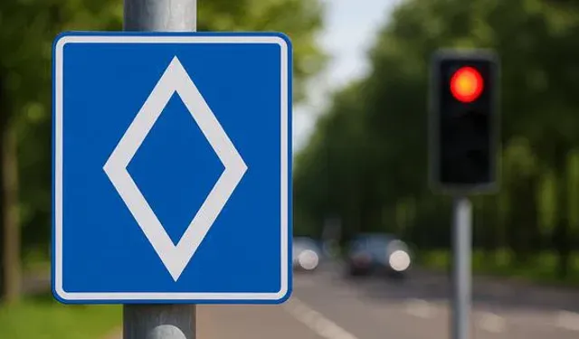 'Baklava dilimli' trafik tabelası tanıtıldı