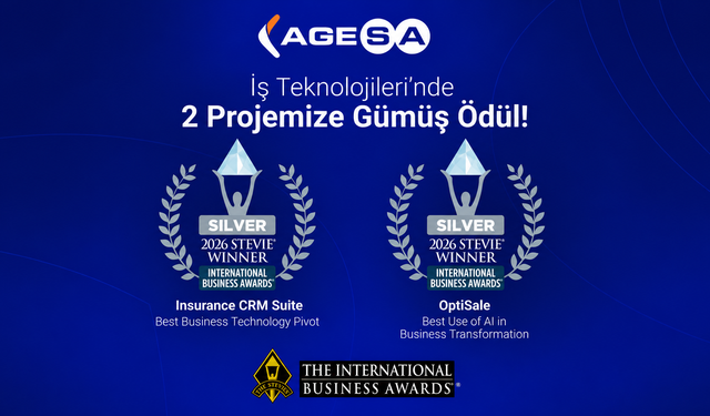 AgeSA’ya uluslararası arenada iki Gümüş Stevie ödülü