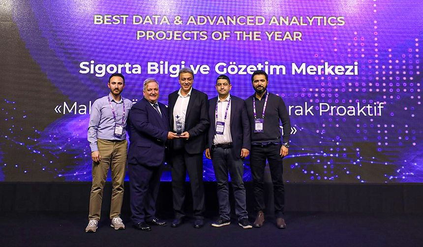 Future of AI & Cloud Awards’ta Sigorta Bilgi ve Gözetim Merkezi ödül aldı