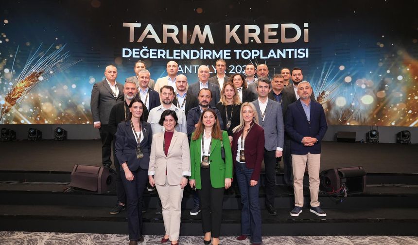 Tarım Kredi yıl sonu değerlendirme toplantısı gerçekleştirdi