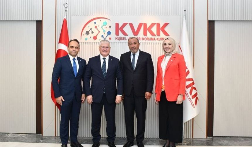 TSB Yönetiminden KVKK Başkanı Bilir’e ziyaret: Gündem veri güvenliği